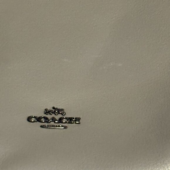 Coach Leather Crossbody Bag Gray Women’s Adjustable Strap Purse - Picture 4 of 12